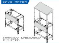 架台に！