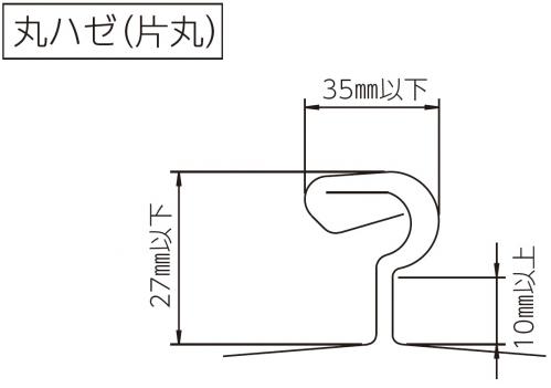 丸ハゼ（片丸）