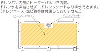 凍結させずに排水