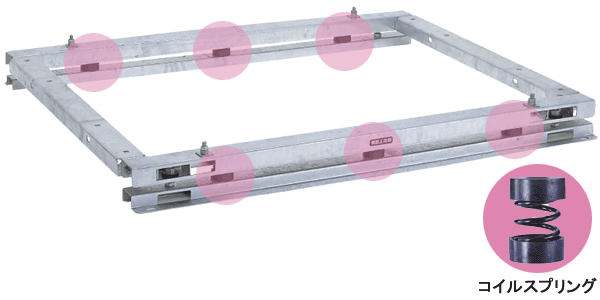 K-KSV335GAT 防振架台 K-KSV335GAT オーケー器材 エアコン設置用部材 ダイキン専用防振